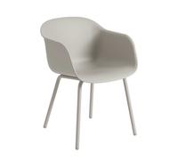 Chaise d'extérieur avec accoudoirs Fiber sans trous base galvanized steel with powdercoating