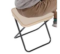 Chaise d'extérieur pliante, portable, résistante à la déchirure, compacte et confortable n'importe où, design peu encombrant pour camping, pique-nique, barbecue, sport, voyage et terrasse, 29 x 25 x
