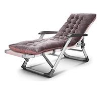 Chaise d'extérieur pliante surdimensionnée pour terrasse, camping, bain de soleil, inclinable pliable réglable pour jardin, camping, plage (couleur : A) (A)