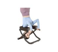 Chaise D'inversion De Yoga, Banc Pliable, Capacité De Charge 150 Kg, Tabouret For Poirier, Épaisseur Éponge 5,5 Cm, For La Musculation(Black)