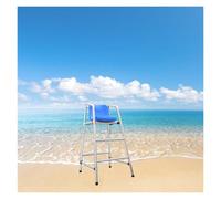 Chaise d'observation de sauveteur, chaise de sauveteur pour équipement de sauvetage de natation de parc aquatique 3,9 4,9 5,9 pieds chaises de piscine, chaises en métal détachables avec crochets