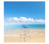 Chaise d'observation de sauveteur, chaise de sauveteur pour équipement de sauvetage de natation de parc aquatique 3,9 4,9 5,9 pieds chaises de piscine, chaises en métal détachables avec crochets