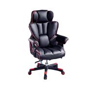 Chaise d'ordinateur Chaise de bureau lourde for chaise de jeu ergonomique avec support lombaire Chaise de direction en cuir confortable for une position assise prolongée Chaises de bureau de direction