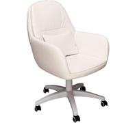 Chaise d'ordinateur ergonomique - Hauteur réglable, accoudoirs et support dorsal - Chaise de bureau confortable pour la maison, le bureau et la chambre à coucher - Solution d'assise de bureau