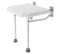 Chaise Douche Pliable Murale, Tabouret Douche, Siège Sécurité, 100kg avec Fixation Stable, Pliable 90° Économise Espace, pour Salle Bain Maison Hôpital, Siège Large 40x32cm
