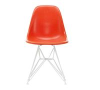 Chaise Eames Fiberglass DSR structure blanc white powder-coated eiffel tower base