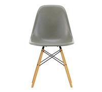 Chaise Eames Fiberglass DSW structure érable doré golden maple base/black steel