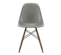 Chaise Eames Fiberglass DSW structure érable foncé dark maple base/black steel
