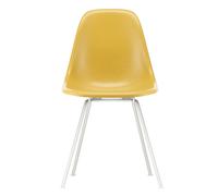 Chaise Eames Fiberglass DSX structure blanc white powder-coated steel base