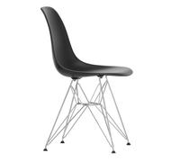 Chaise Eames Plastic DSR RE structure chromé chromed eiffel tower base/ felt gliders black