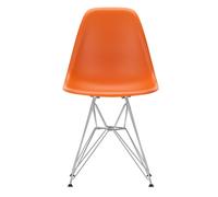 Chaise Eames Plastic DSR RE structure chromé chromed eiffel tower base/ felt gliders black