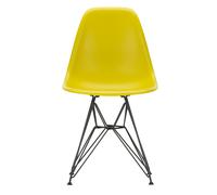 Chaise Eames Plastic DSR RE structure noire basic dark pwoder coated eiffel tower base/ felt gliders black
