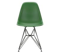 Chaise Eames Plastic DSR RE structure noire basic dark pwoder coated eiffel tower base/ felt gliders black