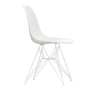 Chaise Eames Plastic DSR structure blanc white powder-coated eiffel tower base