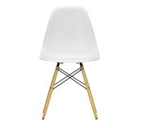Vitra DSW Eames Plastic Side Chair - coton blanc RE - érable jaune