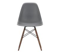 Chaise Eames Plastic DSW RE structure érable foncé dark maple base/ black steel/ felt gliders black