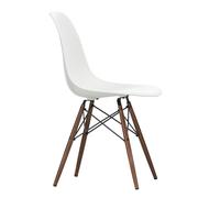Chaise Eames Plastic DSW structure érable foncé dark maple base/black steel