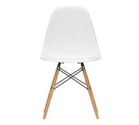 Chaise Eames Plastic DSW structure frêne ash base honey coloured/black steel