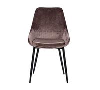 Chaise East Side velours marron Kare Design