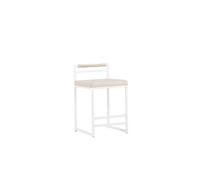 Chaise ebuy24 interieur non pliable en bois H. 80 cm beige