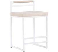 Chaise ebuy24 interieur non pliable en bois H. 80 cm beige