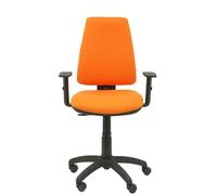 Chaise de bureau ELCHE - accoudoirs réglables - Orange