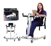 Chaise élévatrice électrique pliable pour patient réglable en hauteur/largeur pour la maison et la voiture, solution portable pour mobilité handicapée