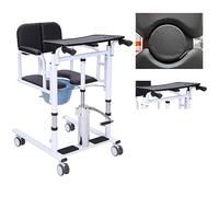 Chaise élévatrice portable pour patient avec siège divisé à 180° pour un usage domestique - Machine de transfert réglable pour améliorer la mobilité