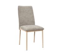Chaise Eline en tissu - Couleur taupe