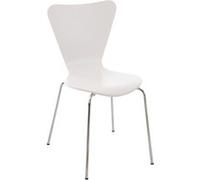 Chaise empilable Calisto , Blanc Blanc G