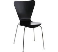 Chaise empilable Calisto , Noir Noir G