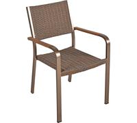 Chaise empilable FLORENCE, champagne, lot de 2