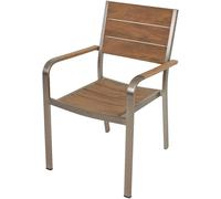 Chaise empilable FLORENCE, lot de 2