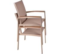 Chaise empilable FLORENCE, lot de 2