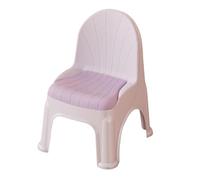 Chaise Empilable Portables, Banc à Chaussures avec Coussinets Antidérapants, Moulage Monobloc en PP Respectueux de l'environnement pour Chambre, Salle de Bain, Salon(Purple,Small)