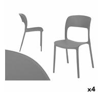 Chaise empilable PP-637-G 4 unités - Marque : Gift Decor - EAN : 4899888771104