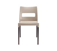 Chaise Empilable Scab Natural Maxi Diva 2816 FW 15 Gris tourterelle