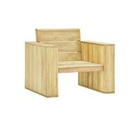 Vidaxl Chaise De Jardin 89x76x76 Cm Bois De Pin Imprégné