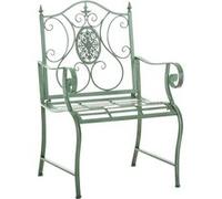 Chaise De Jardin Avec Accoudoirs En M¿Tal Vert Antique