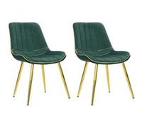 CHAISE PARIS VERT/OR SET 2 PCS
