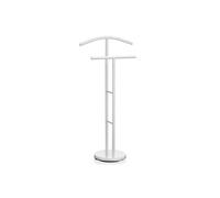 Idimex Valet de chambre LAURENZ Valet de nuit porte‑vêtements métal laqué Blanc