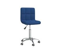 Chaise en plastique non pliable H. 74.5 cm interieur bleu