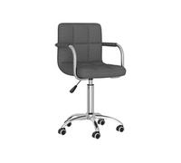 Chaise en plastique non pliable H. 74.5 cm interieur gris
