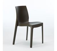 Chaise en polypropylène empilable Salle à Manger café bar Rome Grand Soleil