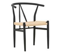 Chaise en Rotin "Alfons" 72cm Noir