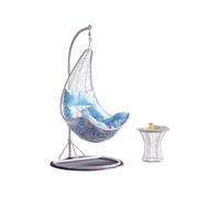 Chaise en rotin Panier Suspendu, Petite Chaise Suspendue, Balançoire En Fer, Berceau D'art, Balcon, Chaise Intérieure En Rotin, Chaise À Bascule En Feuille D'érable Chaise d'appoint moderne pour le sa