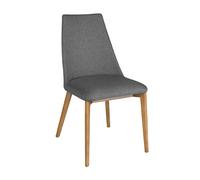 Chaise En Tissu Gris Foncé Gris