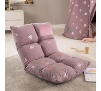 howa - 2 en 1 Fauteuil pour Enfant + Canapé pour Enfant - Dossier réglable à 3 Positions Rainbow 86011
