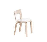 Chaise Enfant Artek N65 en Bouleau Lamellé-collé Blanc
