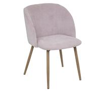 Chaise enfant Céleste velours rose